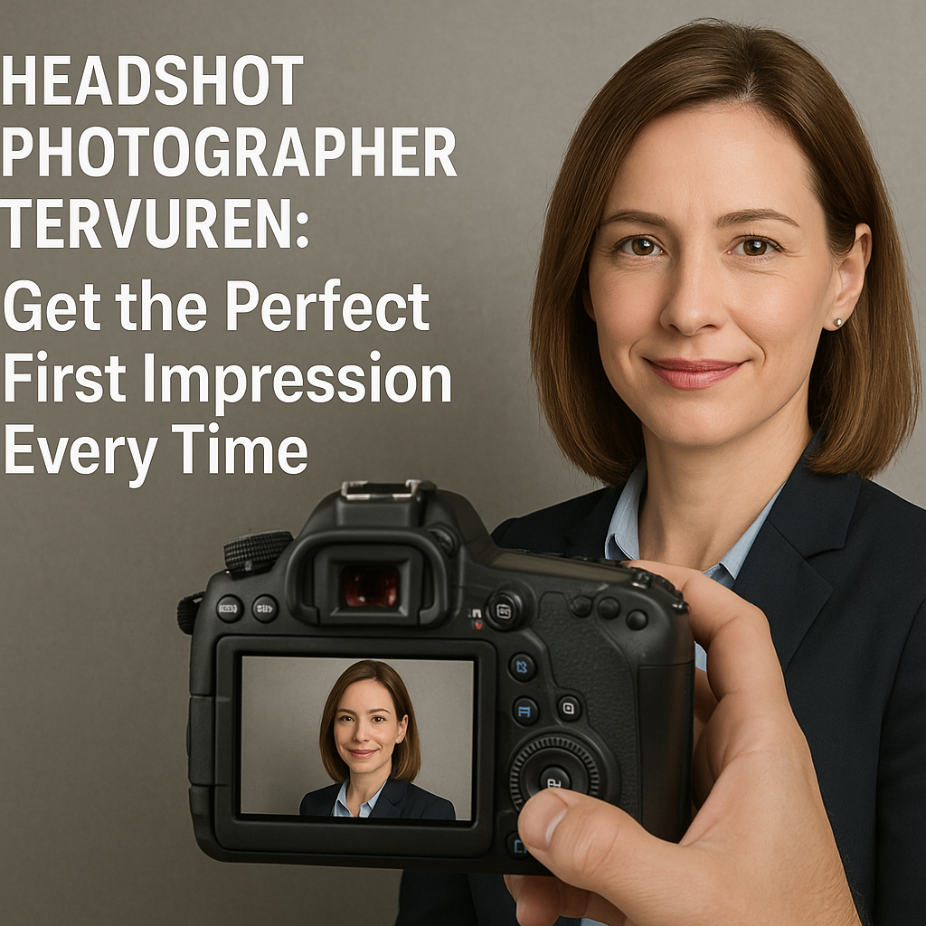 Headshot Photographer Tervuren: Get the Perfect First Impression Every Time